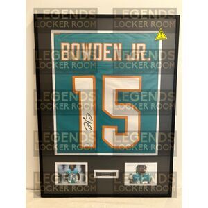Framed Lynn Bowden Jr. Autographed Jersey (With Certificate of Authenticity)